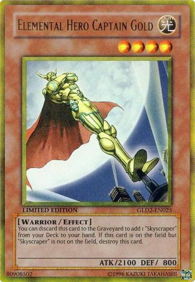 Elemental Hero Captain Gold [GLD2-EN025] Ultra Rare | Card Merchant Takapuna