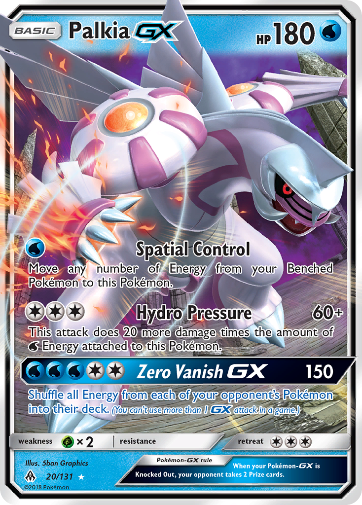 Palkia GX (20/131) [Sun & Moon: Forbidden Light] | Card Merchant Takapuna