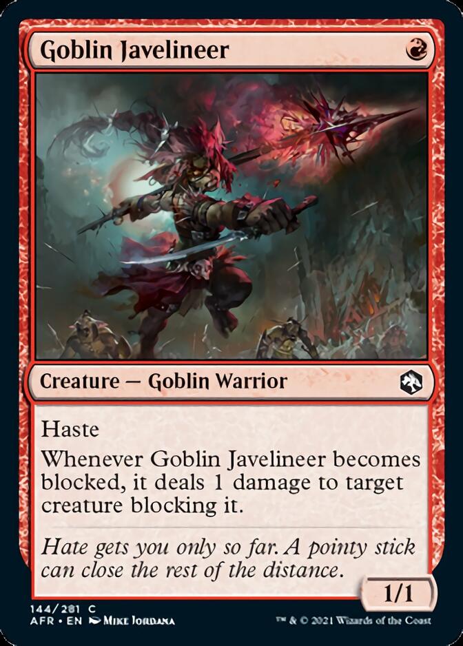 Goblin Javelineer [Dungeons & Dragons: Adventures in the Forgotten Realms] | Card Merchant Takapuna