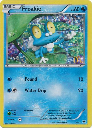 Froakie (4/12) [McDonald's Promos: 2014 Collection] | Card Merchant Takapuna