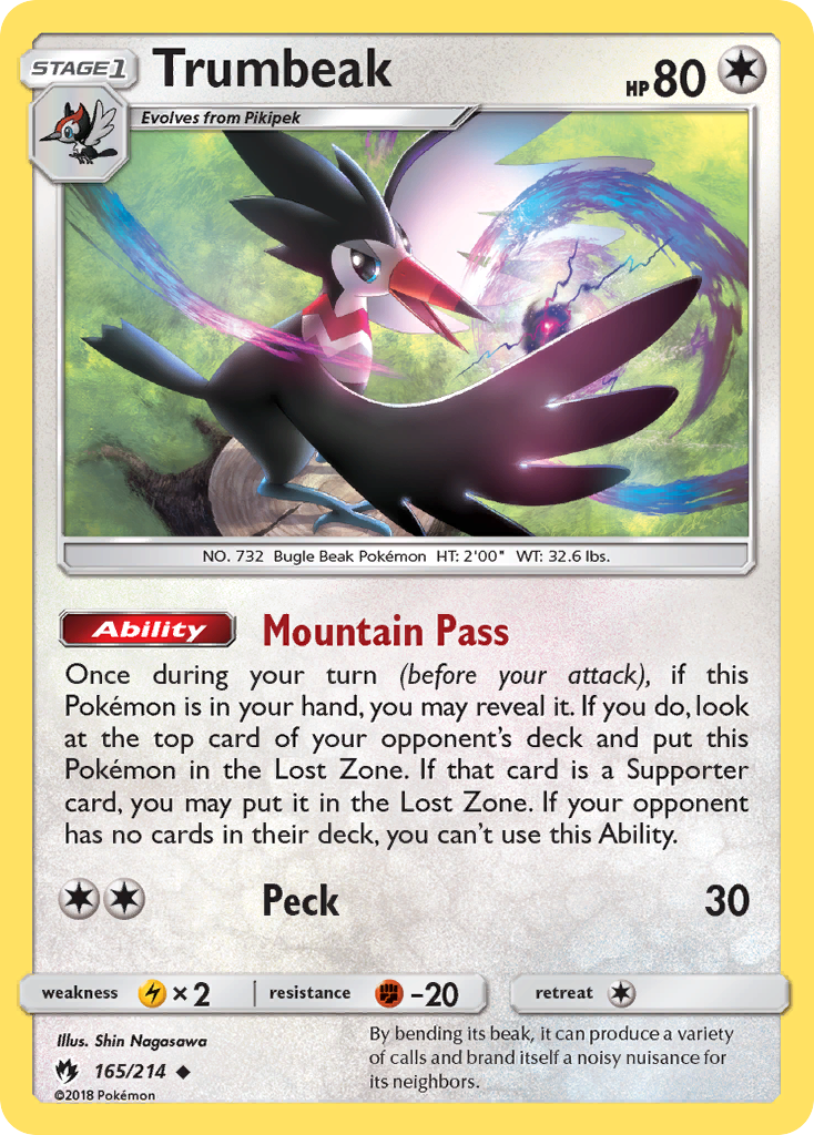 Trumbeak (165/214) [Sun & Moon: Lost Thunder] | Card Merchant Takapuna