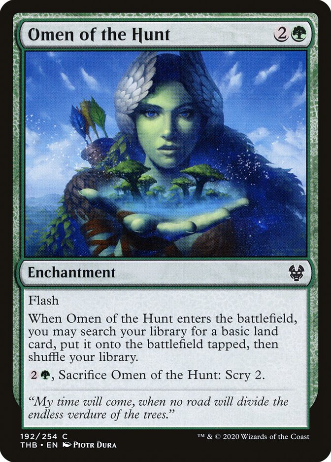 Omen of the Hunt [Theros Beyond Death] | Card Merchant Takapuna