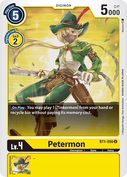 Petermon [BT1-056] [Release Special Booster Ver.1.0] | Card Merchant Takapuna