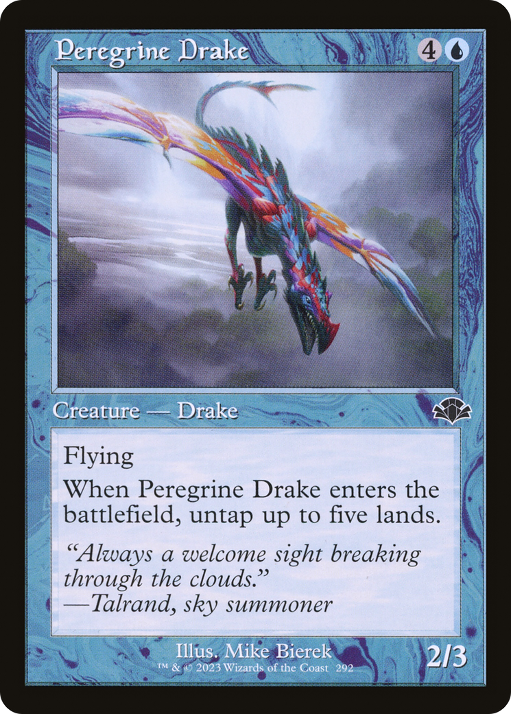 Peregrine Drake (Retro) [Dominaria Remastered] | Card Merchant Takapuna