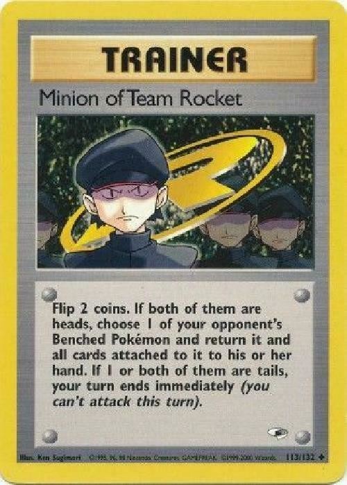 Minion of Team Rocket (113/132) [Gym Heroes Unlimited] | Card Merchant Takapuna