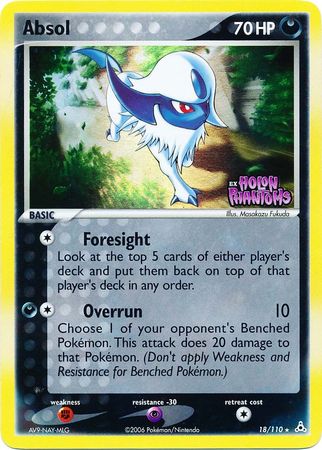 Absol (18/110) (Stamped) [EX: Holon Phantoms] | Card Merchant Takapuna