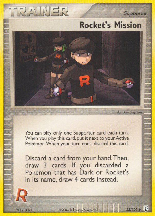 Rocket's Mission (88/109) [EX: Team Rocket Returns] | Card Merchant Takapuna