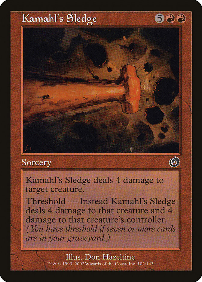 Kamahl's Sledge [Torment] | Card Merchant Takapuna