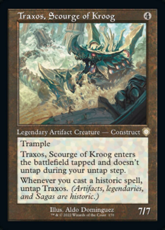 Traxos, Scourge of Kroog (Retro) [The Brothers' War Commander] | Card Merchant Takapuna