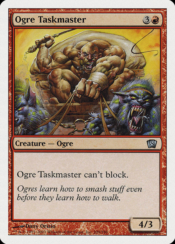 Ogre Taskmaster [Eighth Edition] | Card Merchant Takapuna