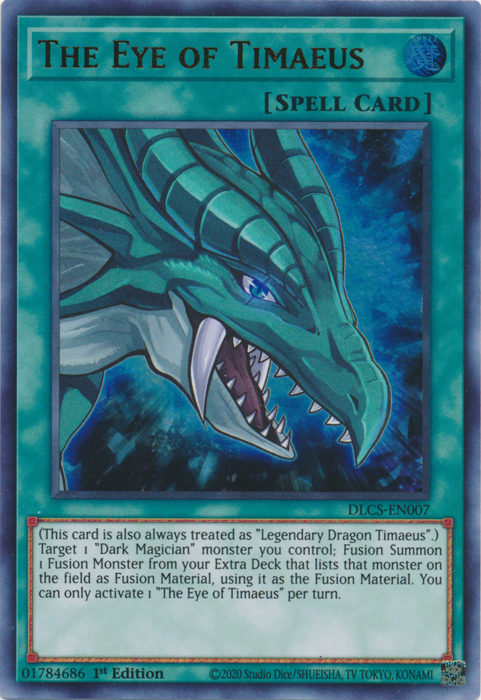 The Eye of Timaeus [DLCS-EN007] Ultra Rare | Card Merchant Takapuna