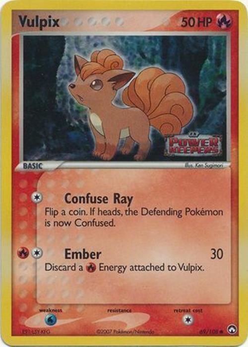 Vulpix (69/108) (Stamped) [EX: Power Keepers] | Card Merchant Takapuna