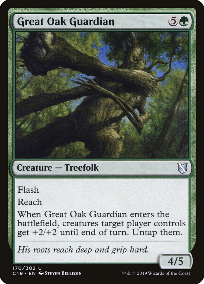 Great Oak Guardian [Commander 2019] | Card Merchant Takapuna