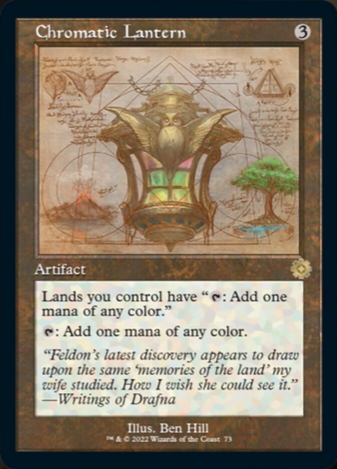 Chromatic Lantern (Retro Schematic) [The Brothers' War Retro Artifacts] | Card Merchant Takapuna