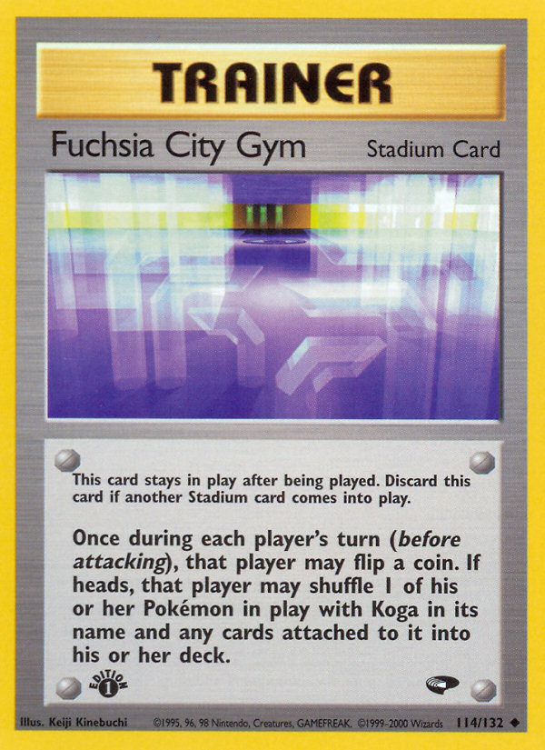 Fuchsia City Gym (114/132) [Gym Challenge 1st Edition] | Card Merchant Takapuna