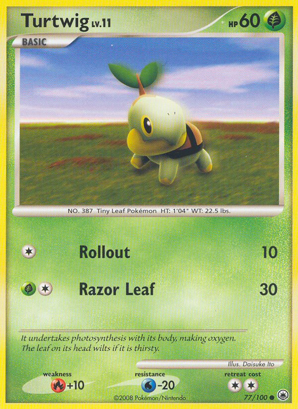 Turtwig (77/100) [Diamond & Pearl: Majestic Dawn] | Card Merchant Takapuna