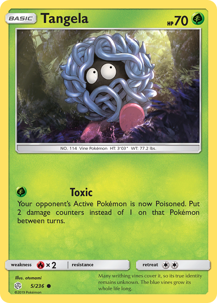 Tangela (5/236) [Sun & Moon: Cosmic Eclipse] | Card Merchant Takapuna