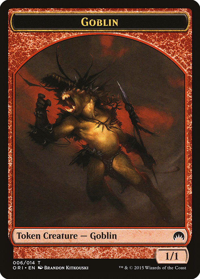 Goblin Token [Magic Origins Tokens] | Card Merchant Takapuna