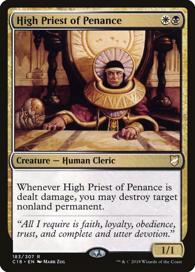 High Priest of Penance [Commander 2018] | Card Merchant Takapuna