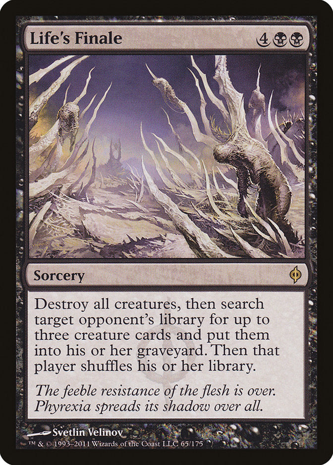 Life's Finale [New Phyrexia] | Card Merchant Takapuna