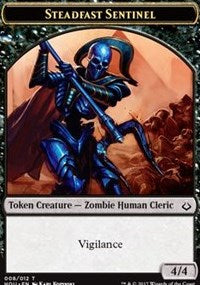 Steadfast Sentinel // Zombie Double-Sided Token [Hour of Devastation Tokens] | Card Merchant Takapuna