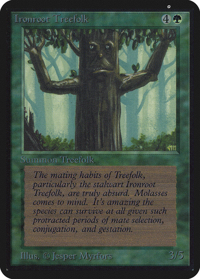 Ironroot Treefolk [Alpha Edition] | Card Merchant Takapuna