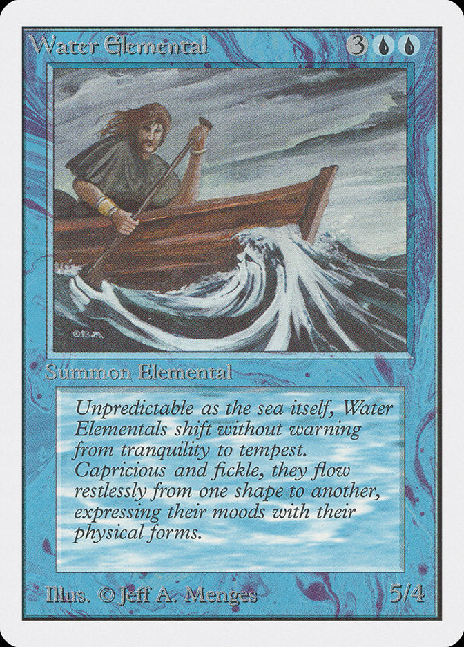 Water Elemental [Unlimited Edition] | Card Merchant Takapuna