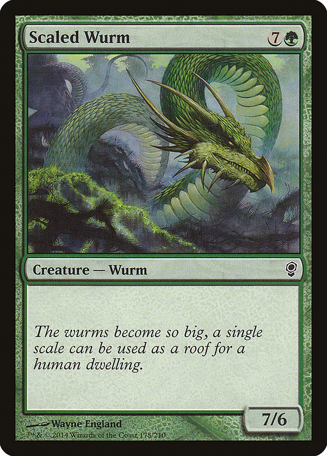 Scaled Wurm [Conspiracy] | Card Merchant Takapuna