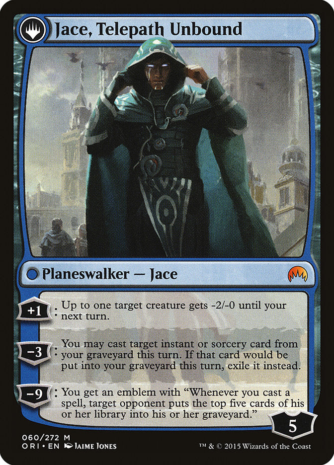 Jace, Vryn's Prodigy // Jace, Telepath Unbound [Magic Origins] | Card Merchant Takapuna