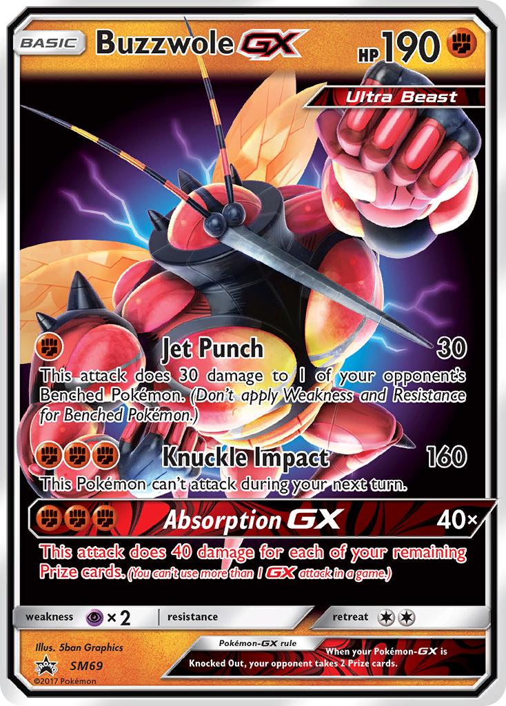 Buzzwole GX (SM69) [Sun & Moon: Black Star Promos] | Card Merchant Takapuna