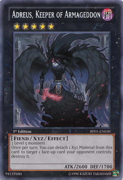 Adreus, Keeper of Armageddon [BP01-EN030] Rare | Card Merchant Takapuna