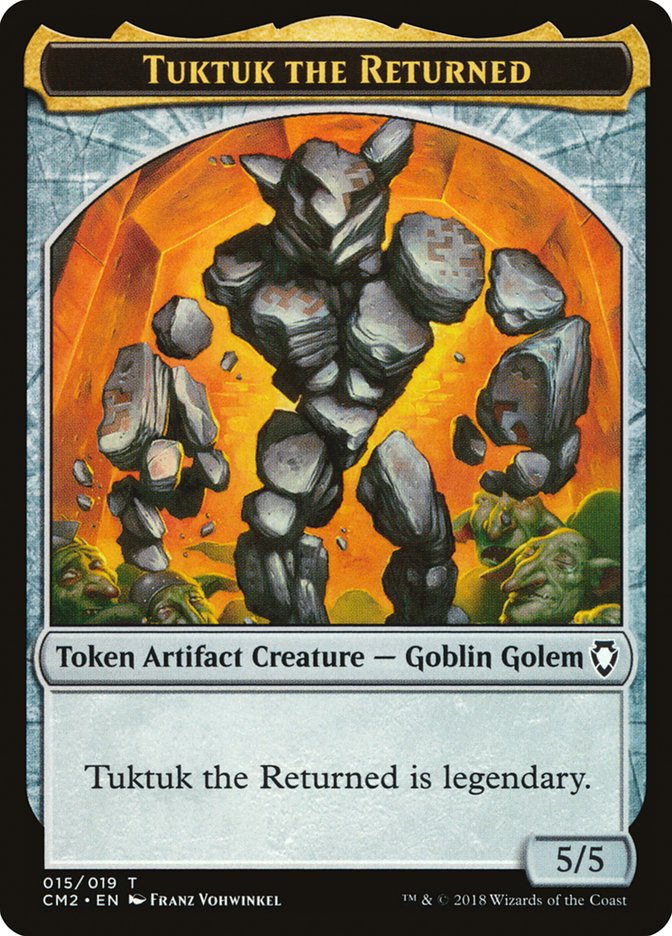 Tuktuk the Returned Token [Commander Anthology Volume II Tokens] | Card Merchant Takapuna