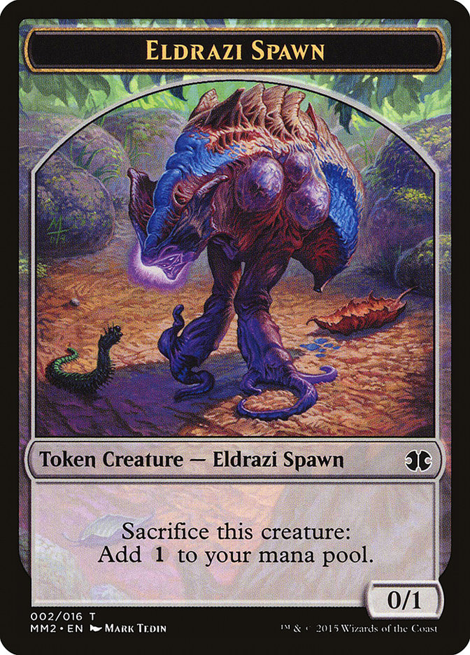 Eldrazi Spawn Token (002/016) [Modern Masters 2015 Tokens] | Card Merchant Takapuna