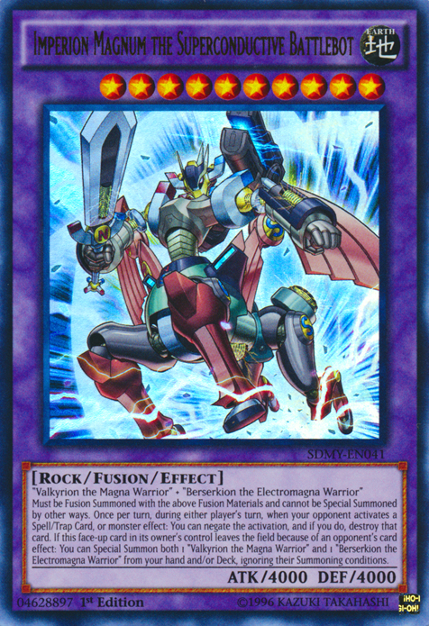 Imperion Magnum the Superconductive Battlebot [SDMY-EN041] Ultra Rare | Card Merchant Takapuna