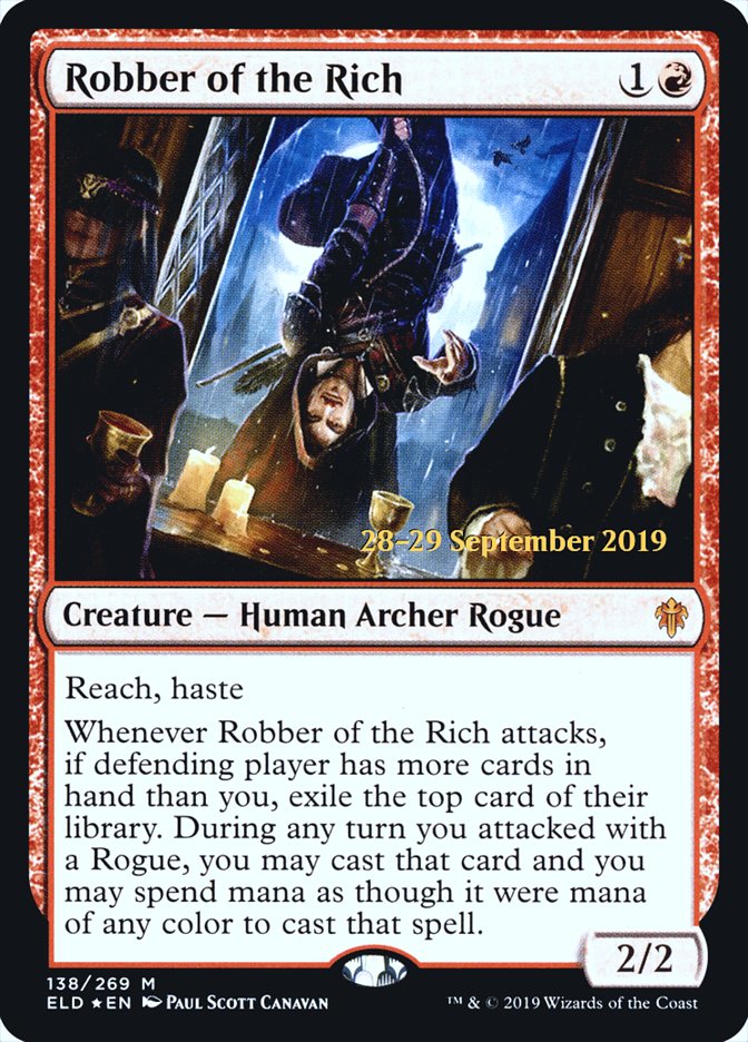 Robber of the Rich [Throne of Eldraine Prerelease Promos] | Card Merchant Takapuna