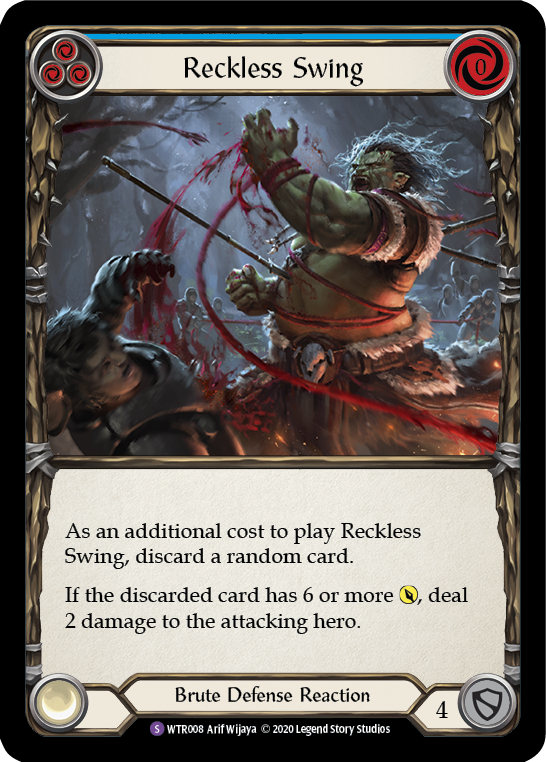 Reckless Swing [U-WTR008] (Welcome to Rathe Unlimited)  Unlimited Normal | Card Merchant Takapuna