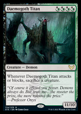 Daemogoth Titan [Strixhaven: School of Mages] | Card Merchant Takapuna