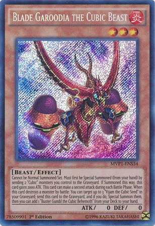 Blade Garoodia the Cubic Beast [MVP1-ENS34] Secret Rare | Card Merchant Takapuna