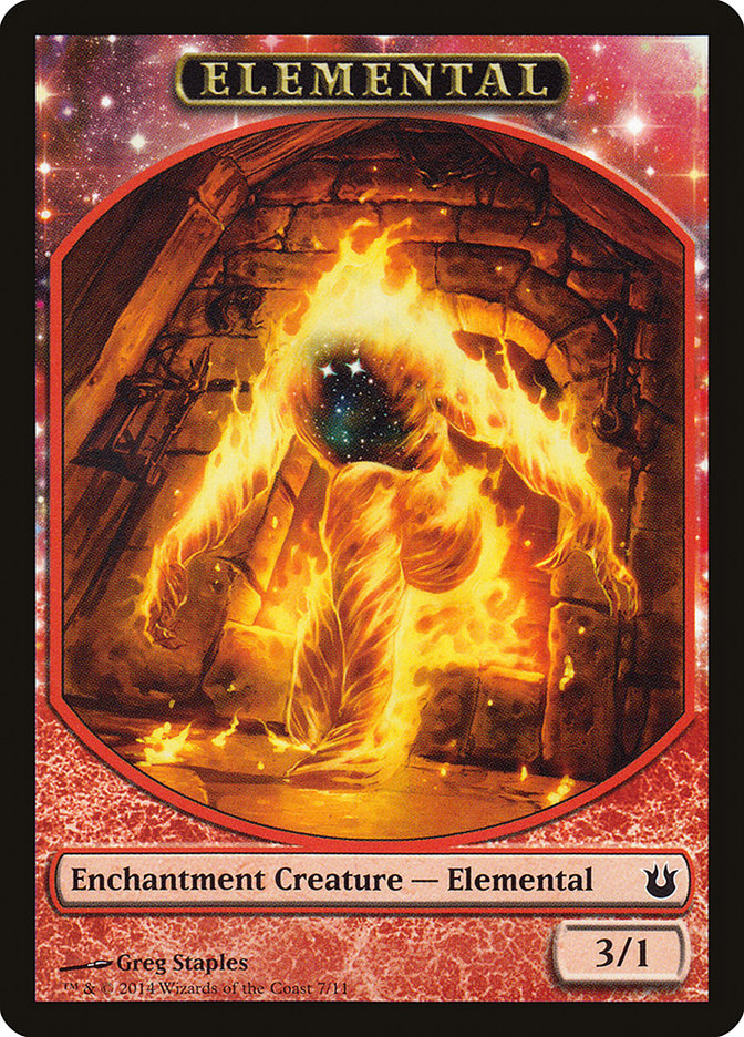 Elemental Token [Born of the Gods Tokens] | Card Merchant Takapuna