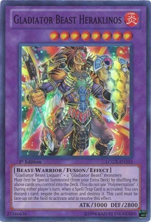 Gladiator Beast Heraklinos [LCGX-EN253] Super Rare | Card Merchant Takapuna