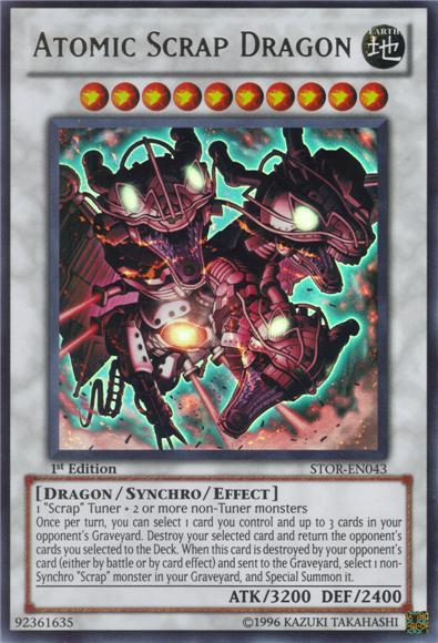 Atomic Scrap Dragon [STOR-EN043] Ultra Rare | Card Merchant Takapuna