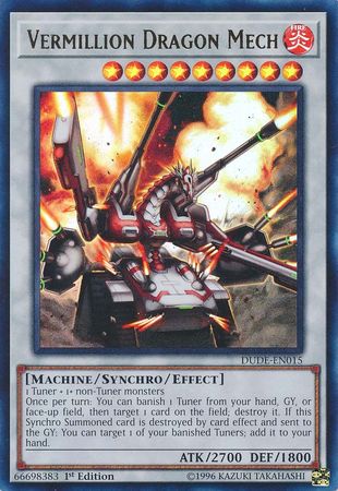 Vermillion Dragon Mech [DUDE-EN015] Ultra Rare | Card Merchant Takapuna