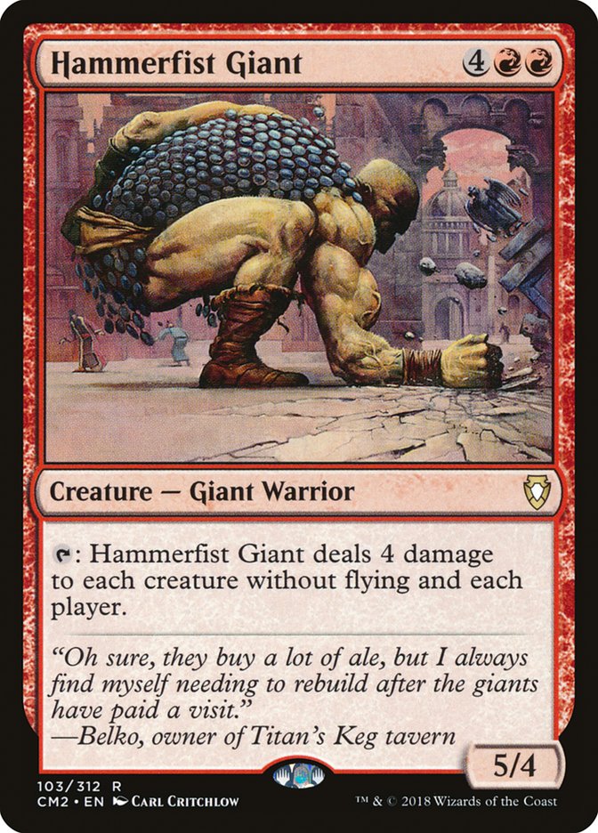 Hammerfist Giant [Commander Anthology Volume II] | Card Merchant Takapuna