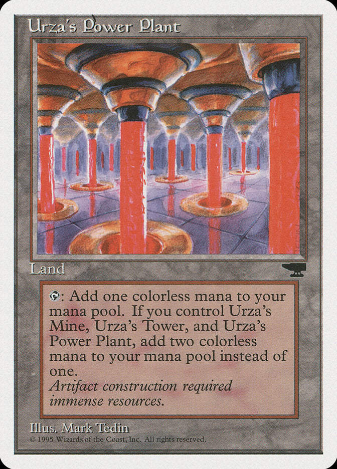 Urza's Power Plant (Red Columns) [Chronicles] | Card Merchant Takapuna