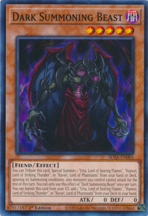 Dark Summoning Beast [SDSA-EN005] Common | Card Merchant Takapuna