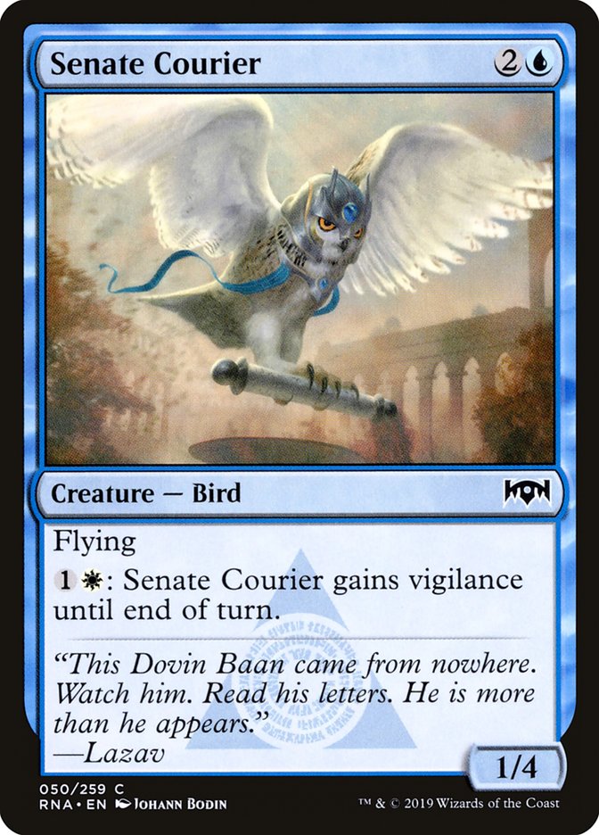 Senate Courier [Ravnica Allegiance] | Card Merchant Takapuna