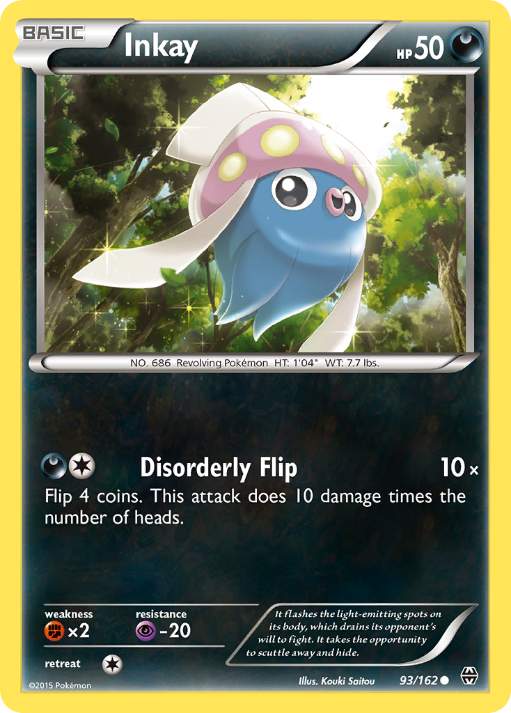 Inkay (93/162) [XY: BREAKthrough] | Card Merchant Takapuna