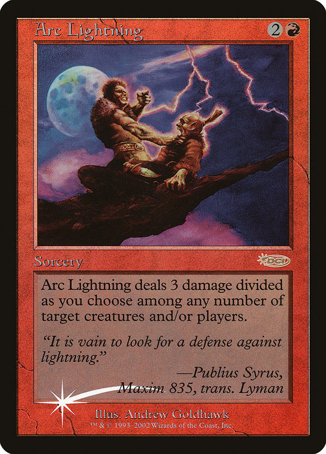 Arc Lightning [Arena League 2002] | Card Merchant Takapuna