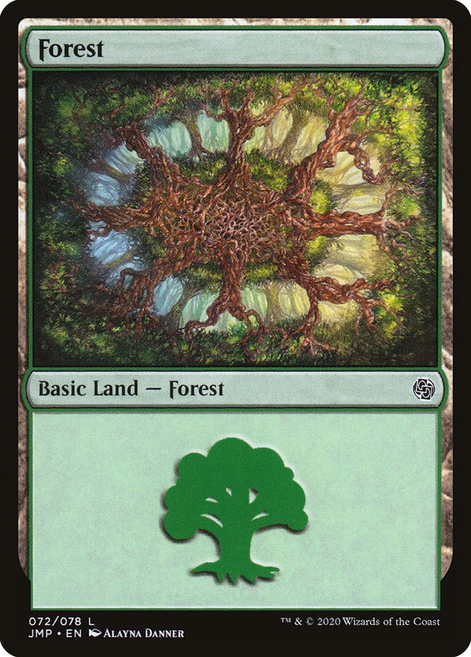 Forest (72) [Jumpstart] | Card Merchant Takapuna