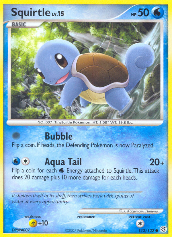 Squirtle (112/132) [Diamond & Pearl: Secret Wonders] | Card Merchant Takapuna